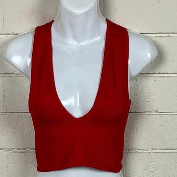Urban Outfitters Out From Under Hailey Seamless Bra Top Red size M - Picture 7 of 8
